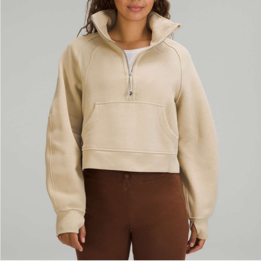 Lululemon Scuba Cropped 1/2 Zip